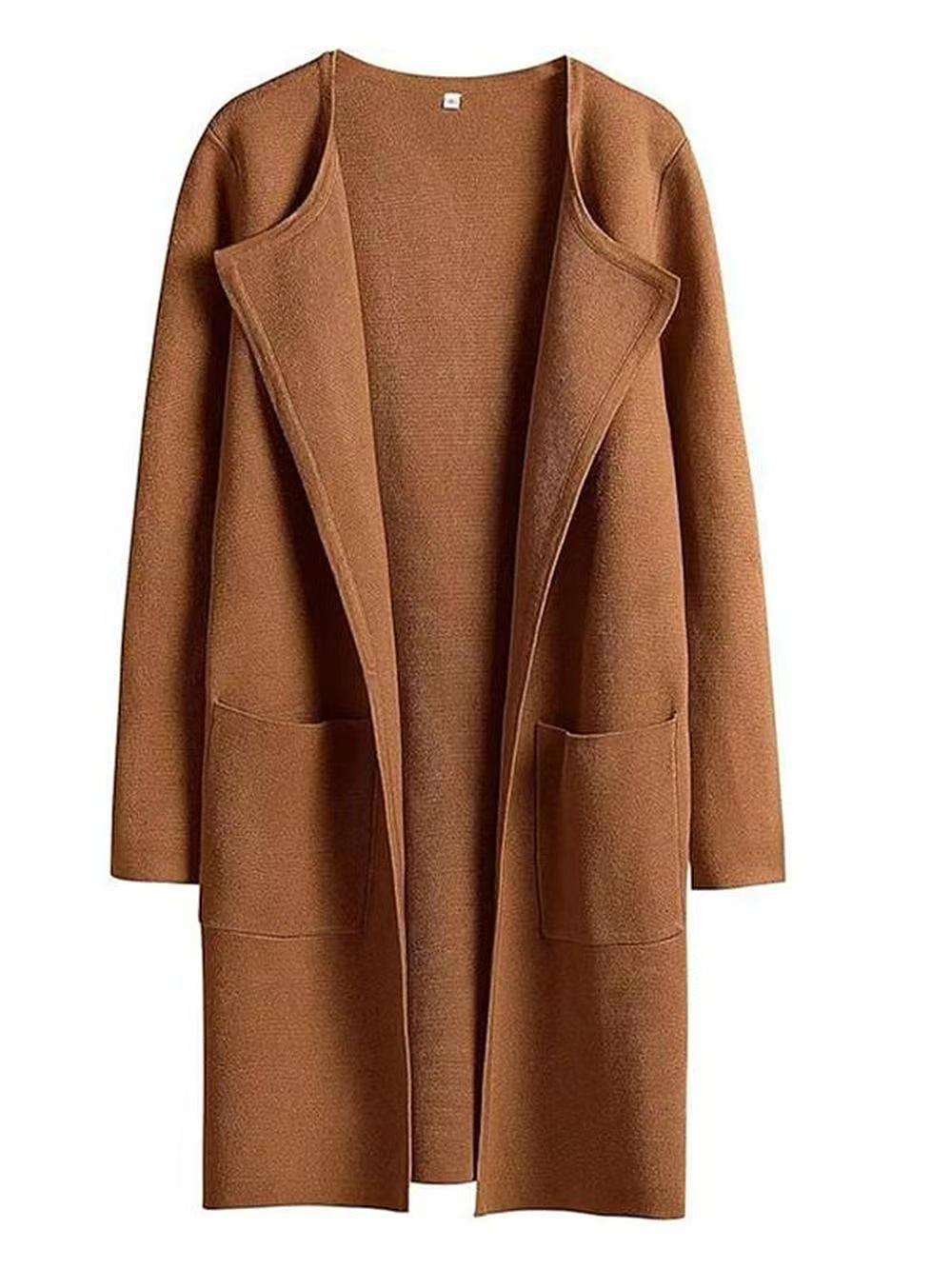 Casual Turn-Down Collar Coat