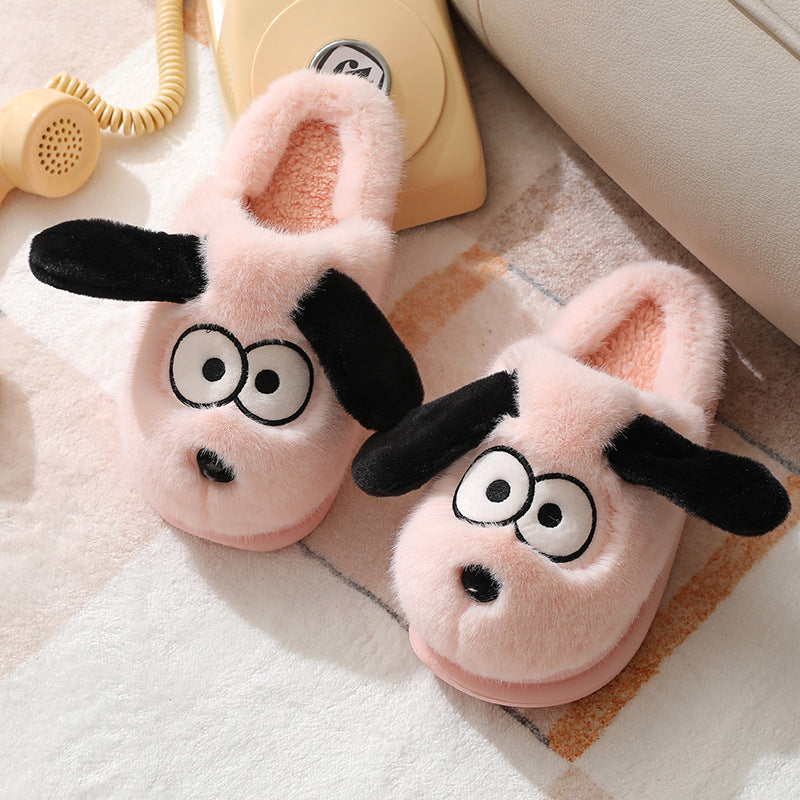 #42 - Women's Doggie Cotton Slippers