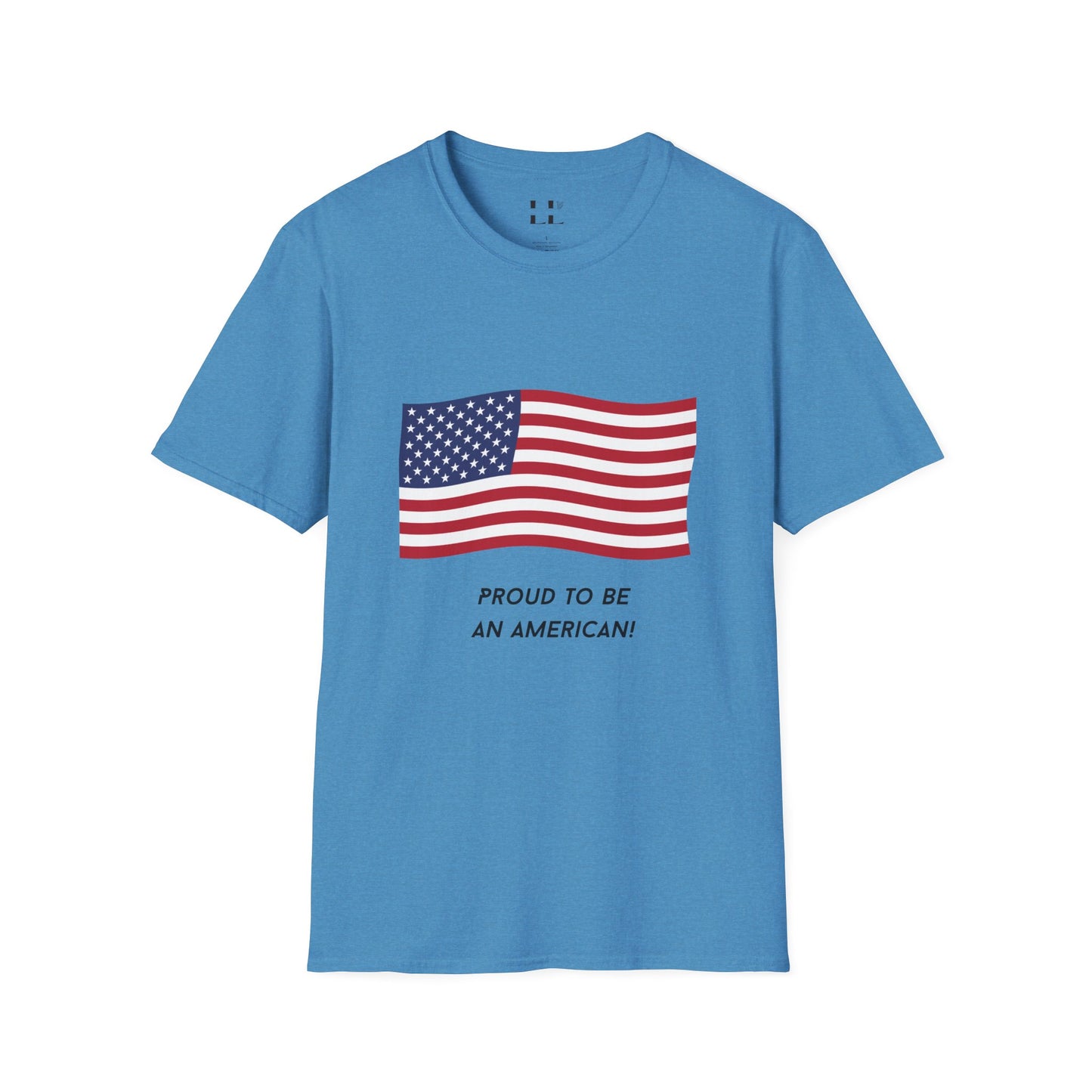 Proud to Be an American Unisex Softstyle T-Shirt - Celebrate Patriotism