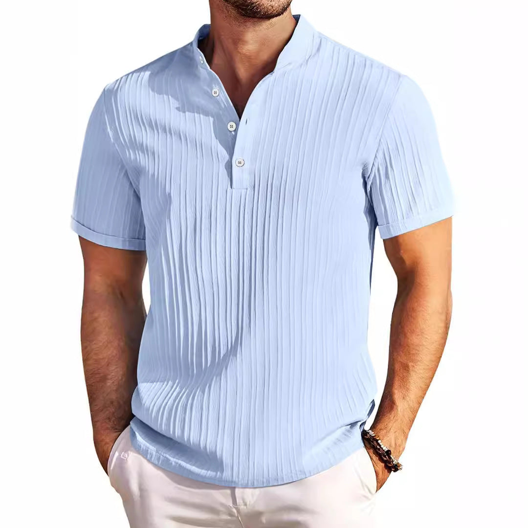 Men's Casual Collared Summer Shirt