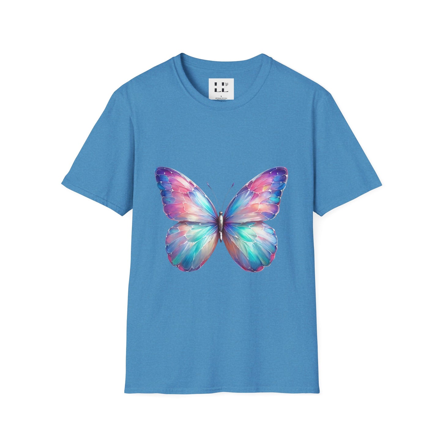 Vibrant Pastel Butterfly T-Shirt - Perfect for Spring and Summer Celebrations & Gift