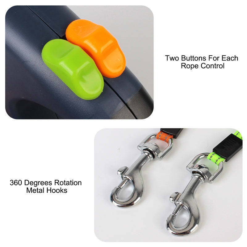 No Tangle Dual Dog Leash