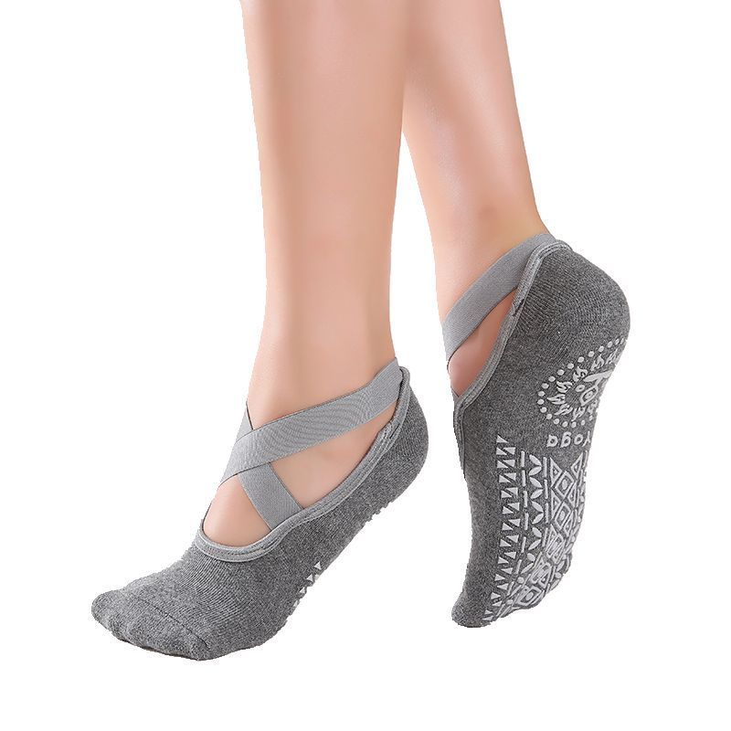 Grip-Perfect Cross Belt Yoga Socks