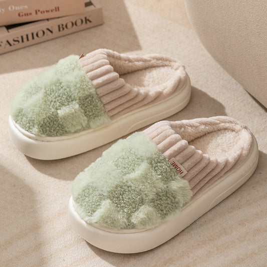 #11 - Women's Plaid Cotton Slippers