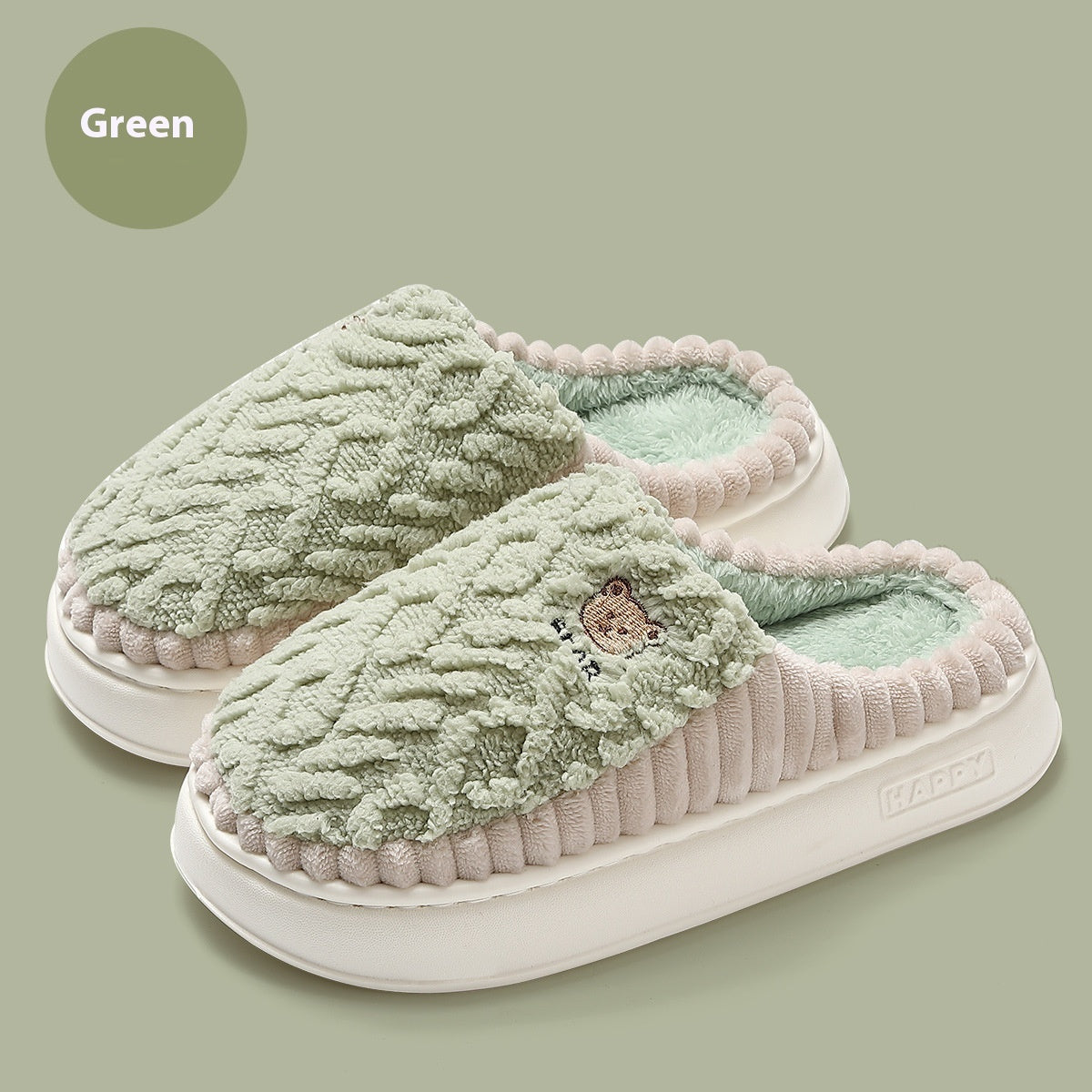 #45 - Thermal Cotton Slippers - Women's