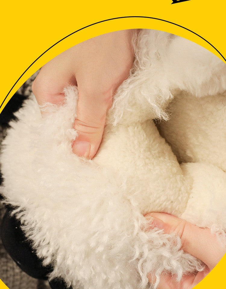 #37 - Cute Lamb Cotton Slippers Female Winter