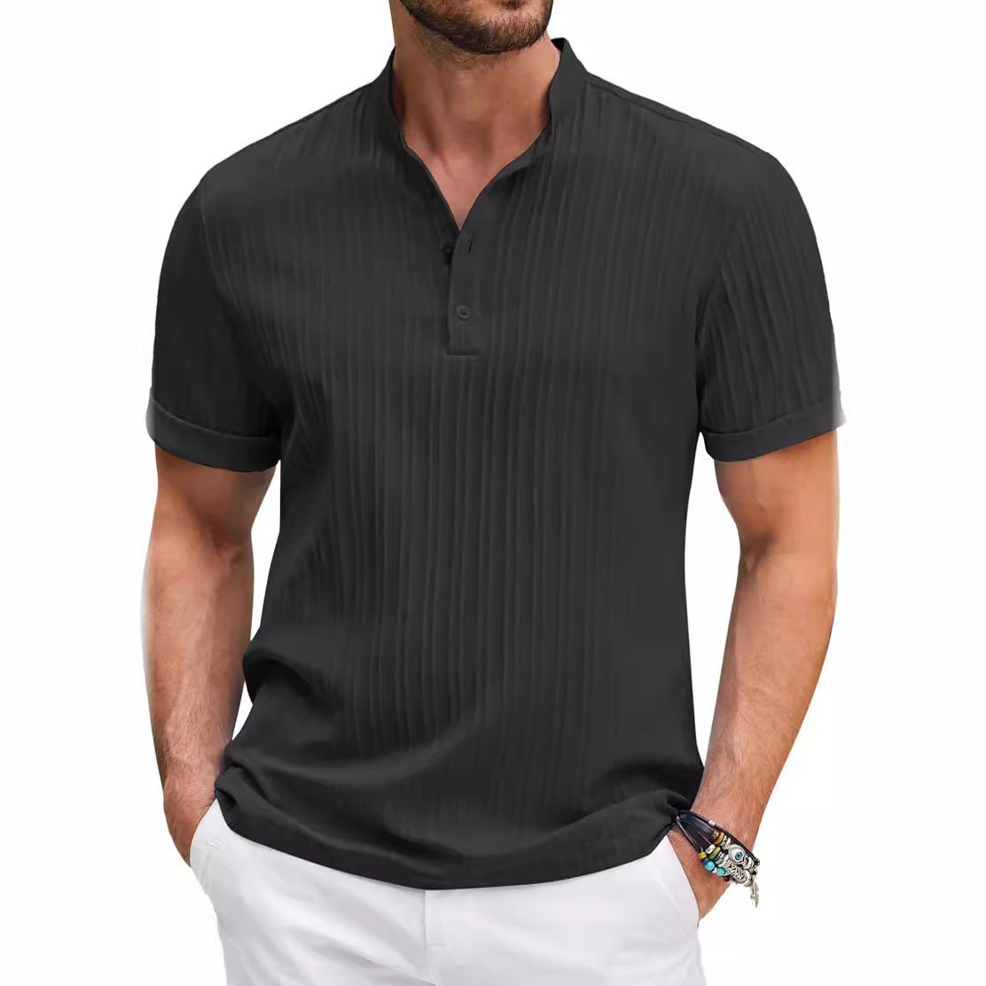 Men's Casual Collared Summer Shirt