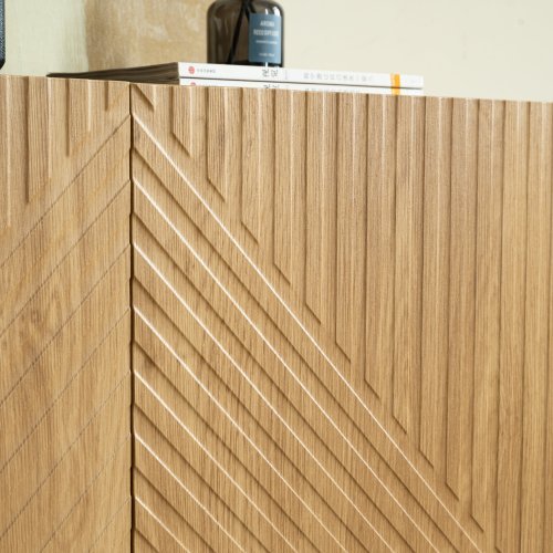 Fiberboard Groove Storage Cabinet