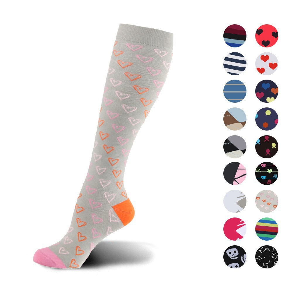Nurse-Running-Cycling Breathable Compression Stockings