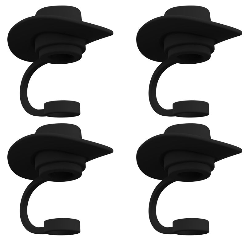 Novelty Straw Toppers - Reusable Cowboy Hat