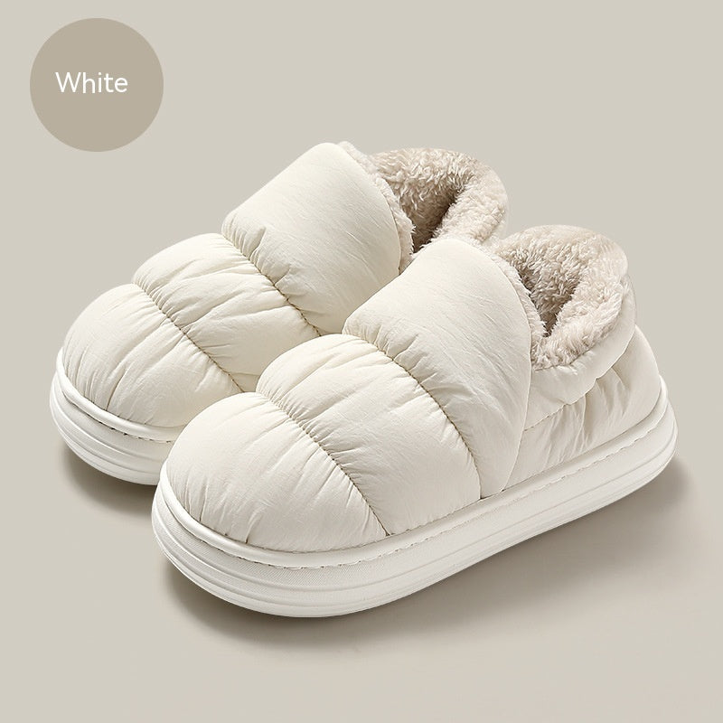 #35 - Ankle Wrap Cotton Slippers Women's Winter