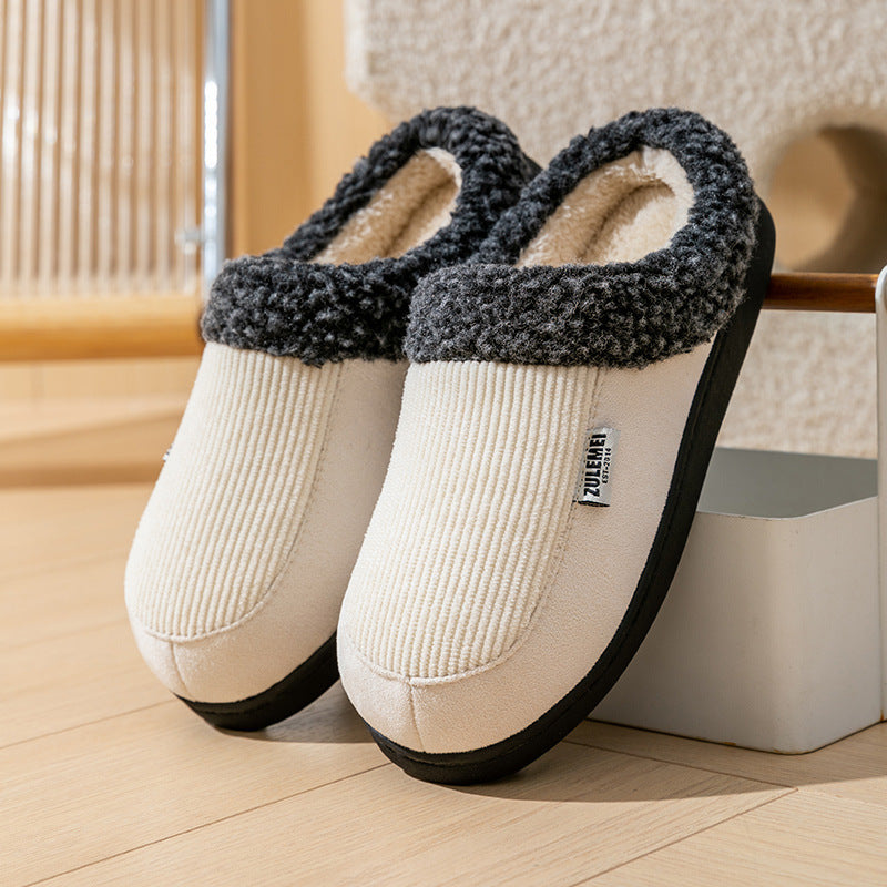 #4 - Men's Cotton Winter House Slippers