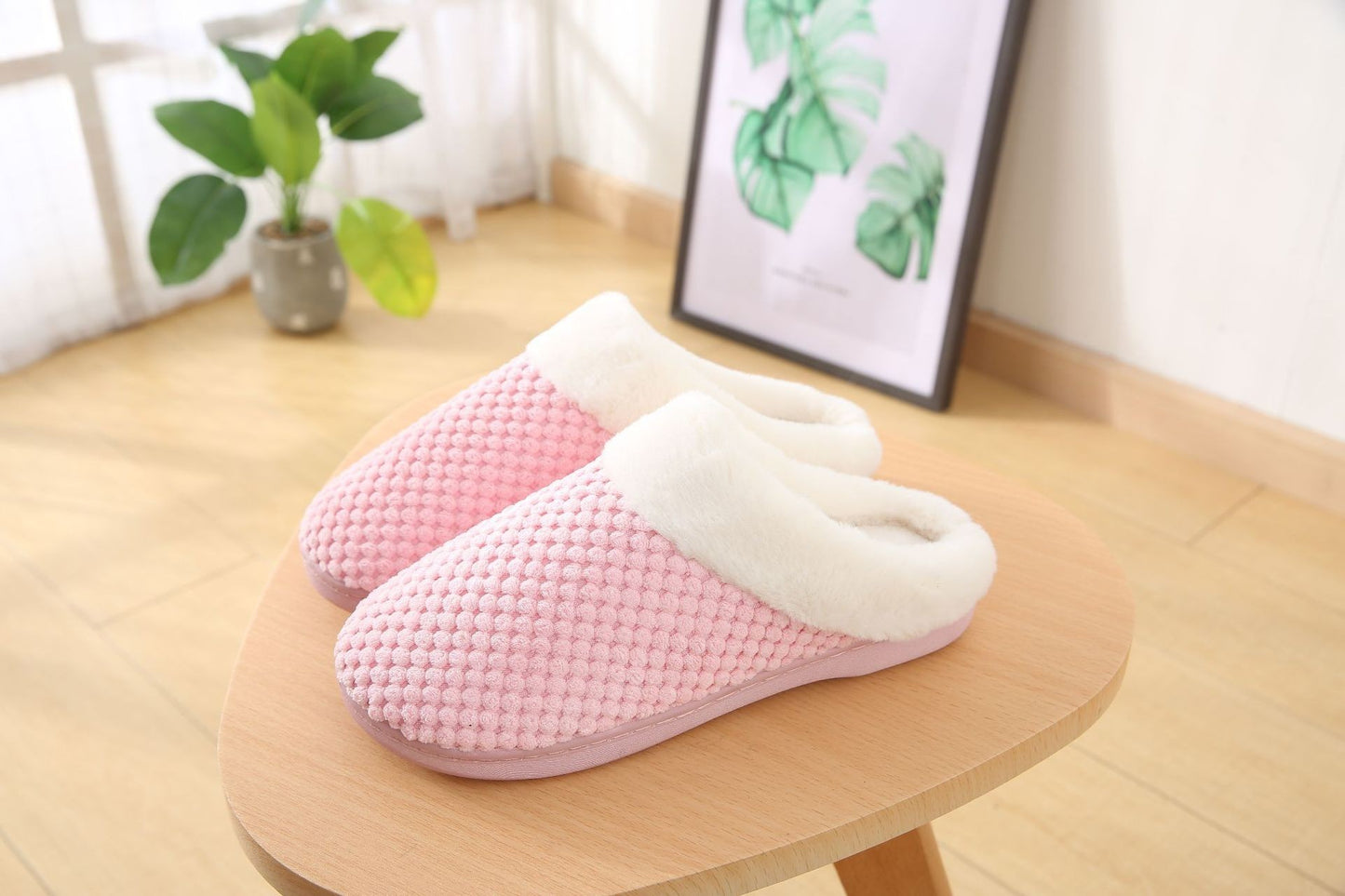 #49 - Ladies Plush Slippers