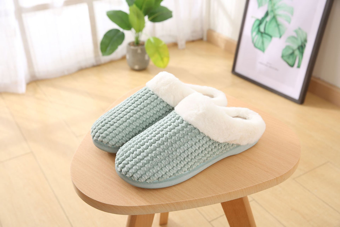 #49 - Ladies Plush Slippers