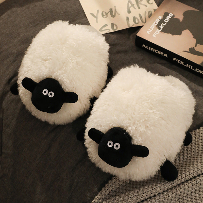#37 - Cute Lamb Cotton Slippers Female Winter