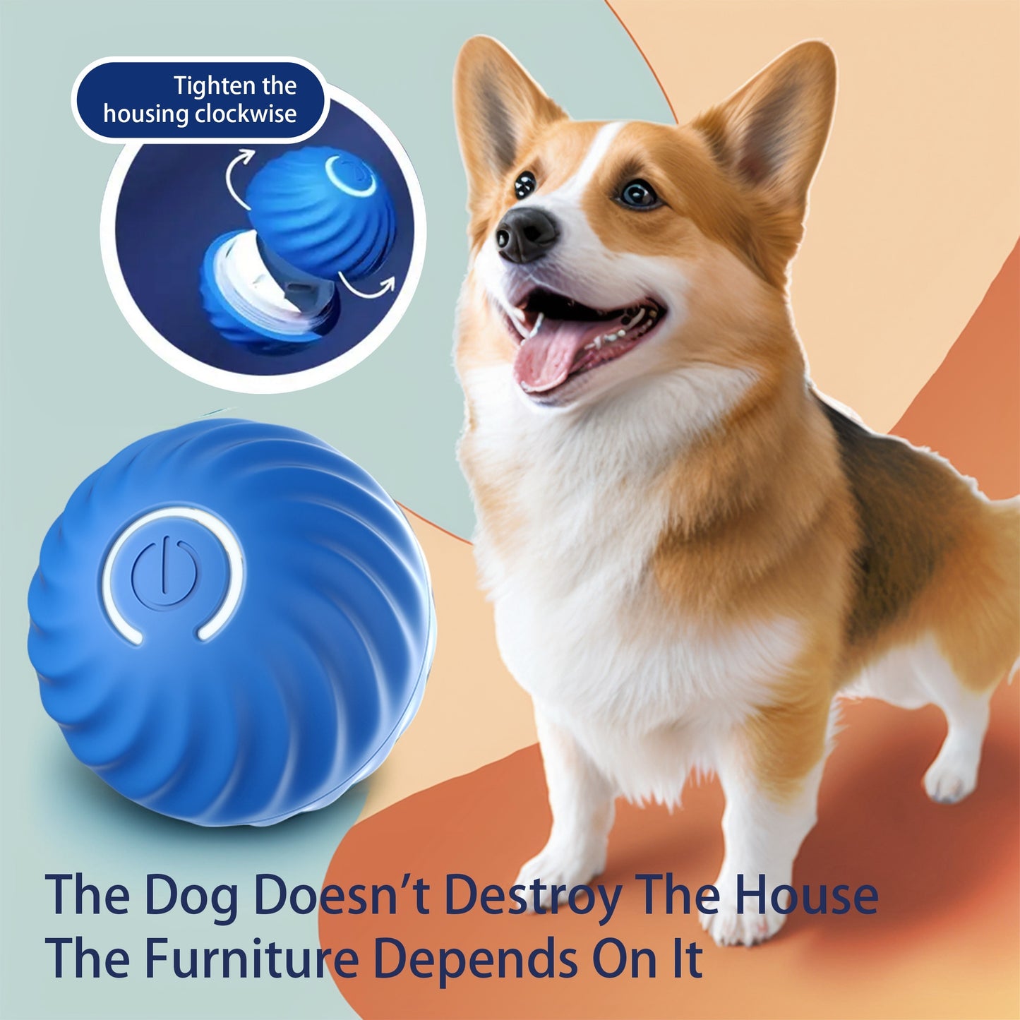 Smart Bounce Dog Chase Toy