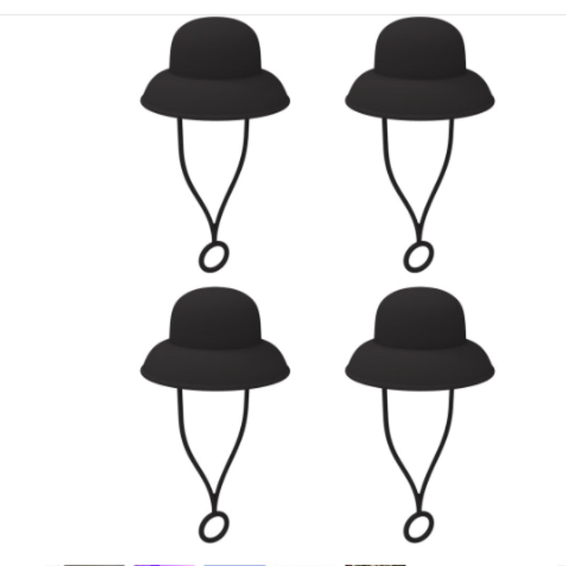 Novelty Straw Toppers - Reusable Cowboy Hat