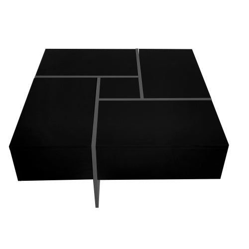 Coffee Table With 4 Hidden Storage Compartments