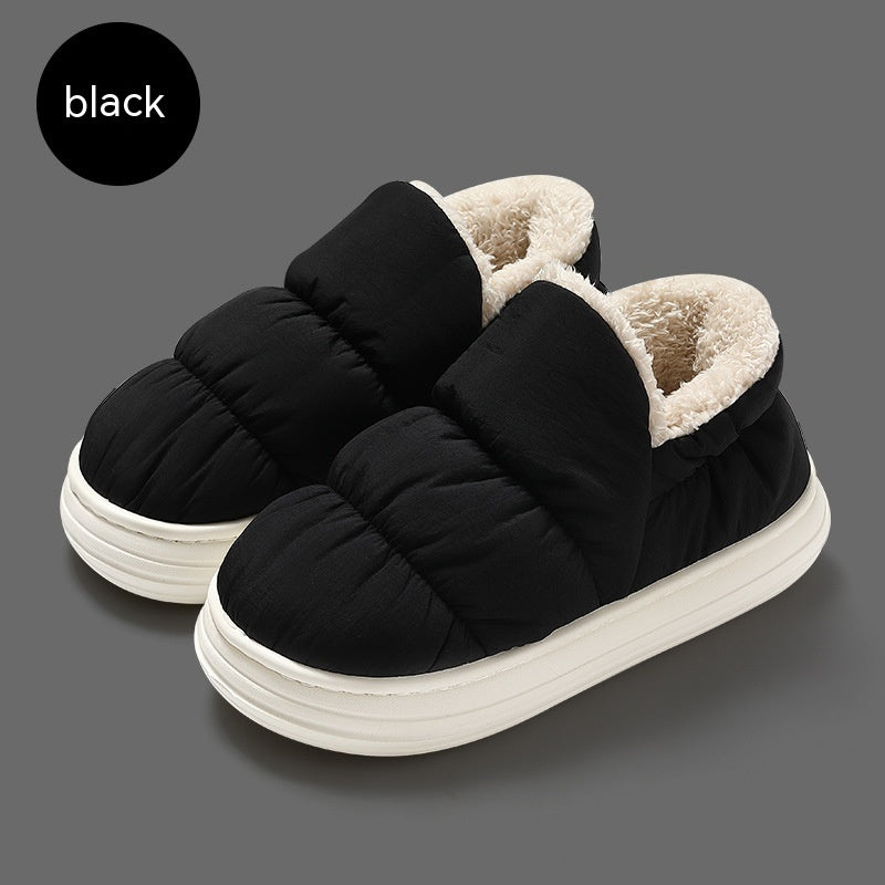 #35 - Ankle Wrap Cotton Slippers Women's Winter