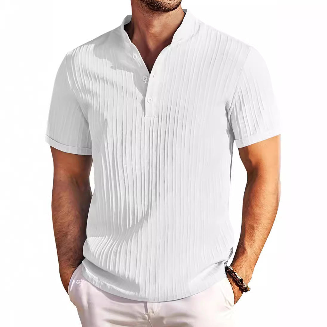 Men's Casual Collared Summer Shirt