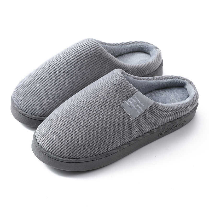 #26 - Corduroy Anti-Slip Plush Slippers