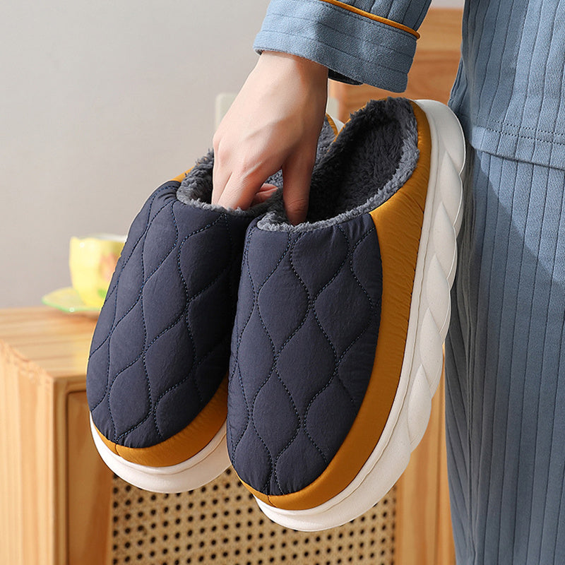 #48 - Plaid Down Slippers
