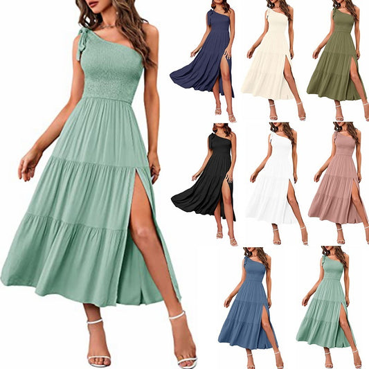 Layered Pleated Summer Dress