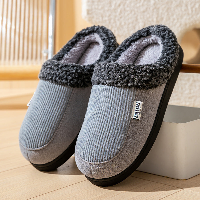 #4 - Men's Cotton Winter House Slippers