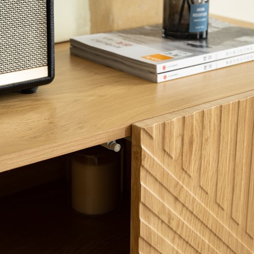 Fiberboard Groove Storage Cabinet