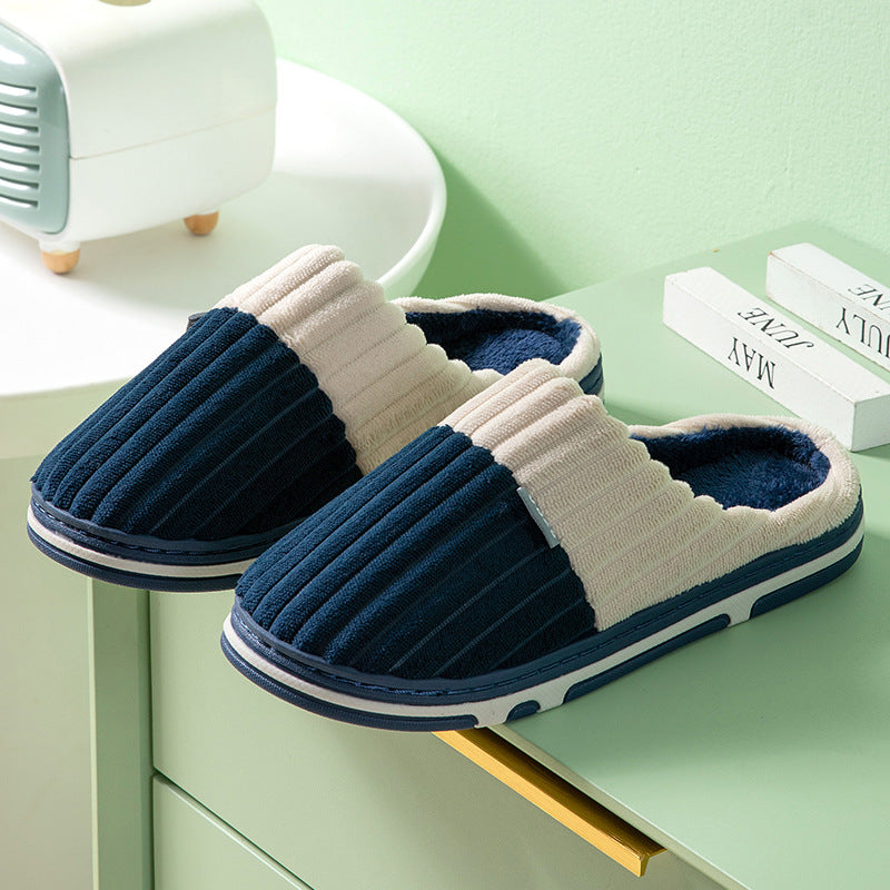 #5 - Unisex Corduroy Style House Slippers