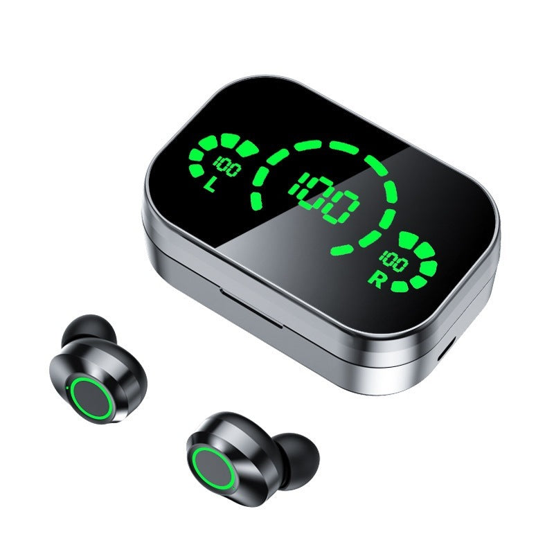 Bluetooth Earbuds with LCD Display Case