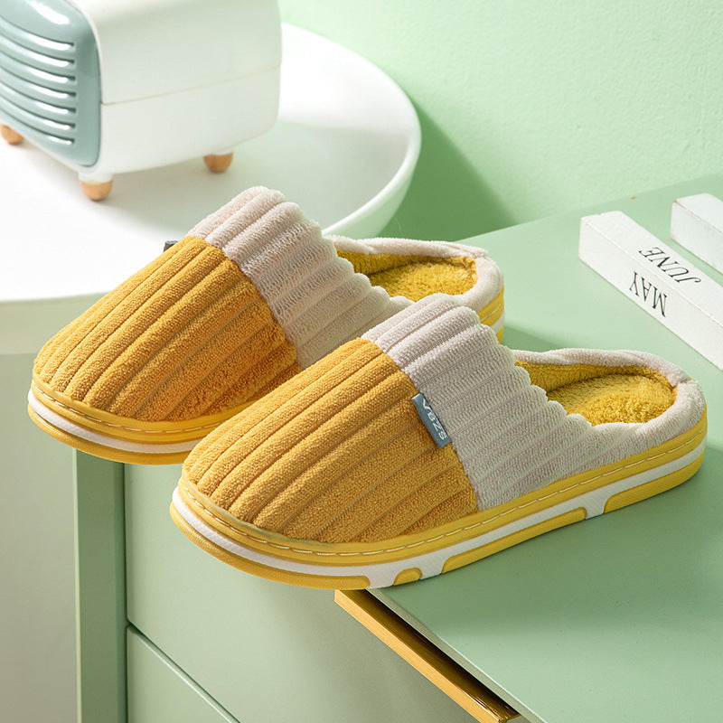 #5 - Unisex Corduroy Style House Slippers