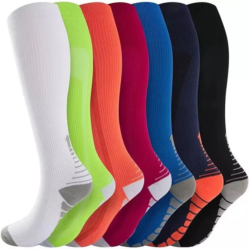 Compression Socks Varicose Diabetes Pregnancy 20-30Mmhg Sports Socks Gym Outdoor Marathon Fitness Football Cycling Elastic Socks