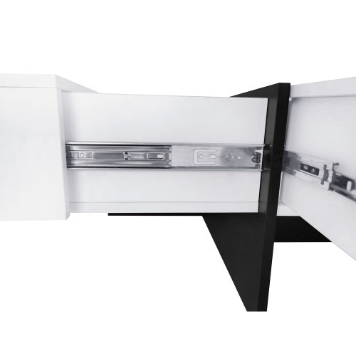 Coffee Table With 4 Hidden Storage Compartments