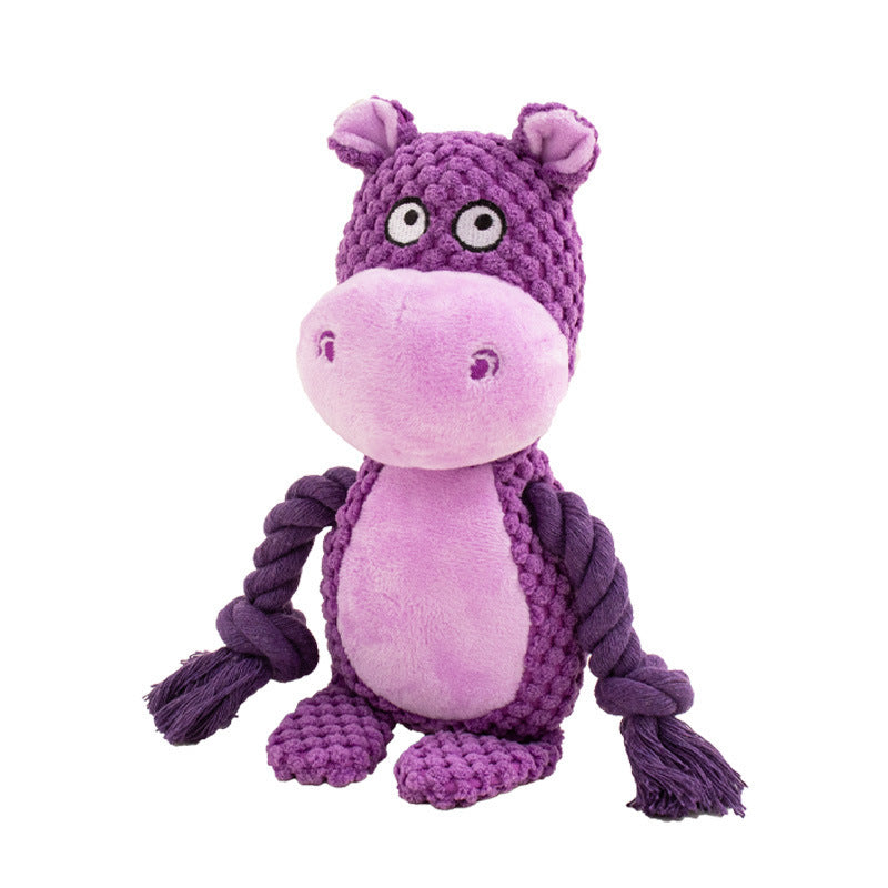 Tug and Squeak Dog Toy