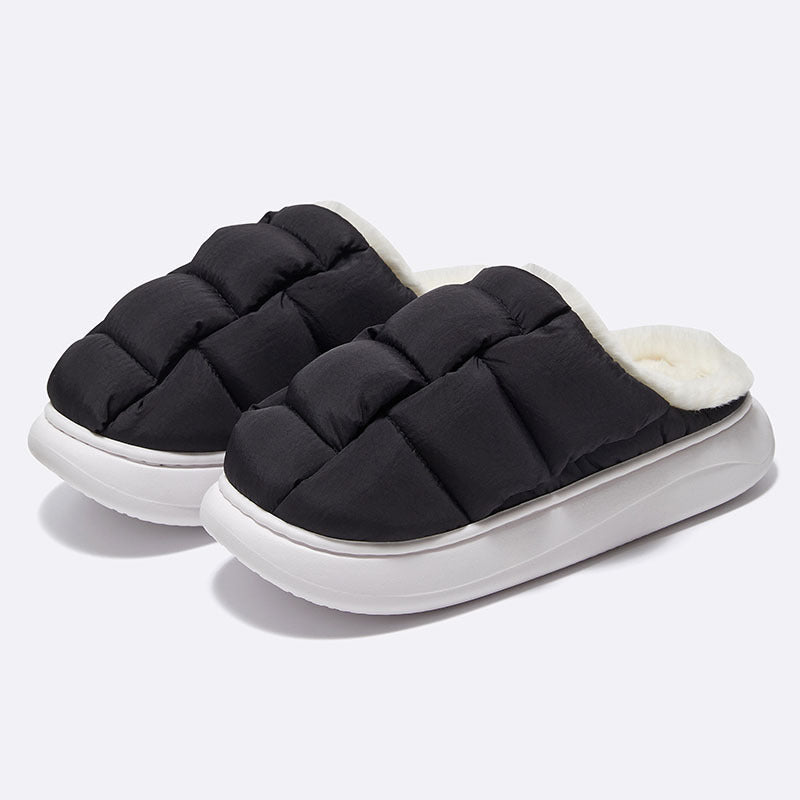 #46 - Women's Square Pattern Cotton Slippers