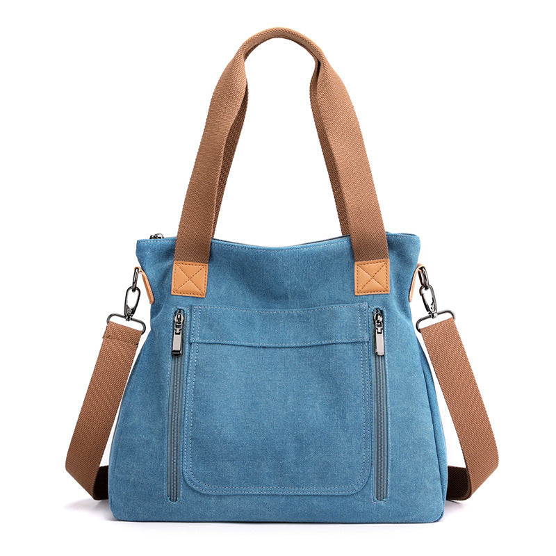 Women Large Canvas Shoulder Bag