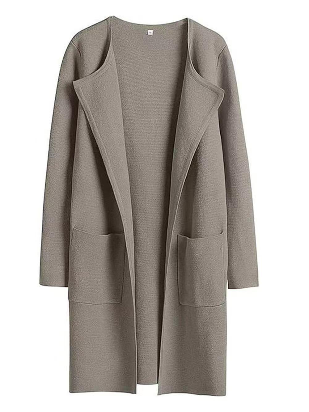 Casual Turn-Down Collar Coat