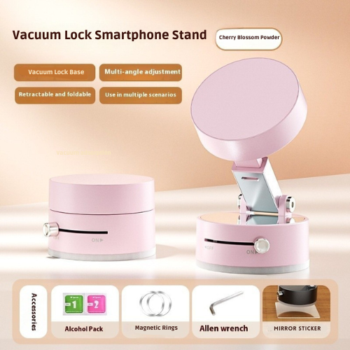 Vacuum Lock Magnetic Smartphone Stand