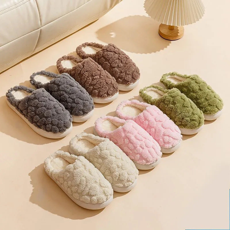 #20 Unisex Anti-Skid Plush Slippers