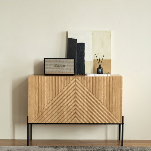 Fiberboard Groove Storage Cabinet