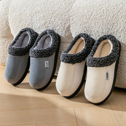 #4 - Men's Cotton Winter House Slippers