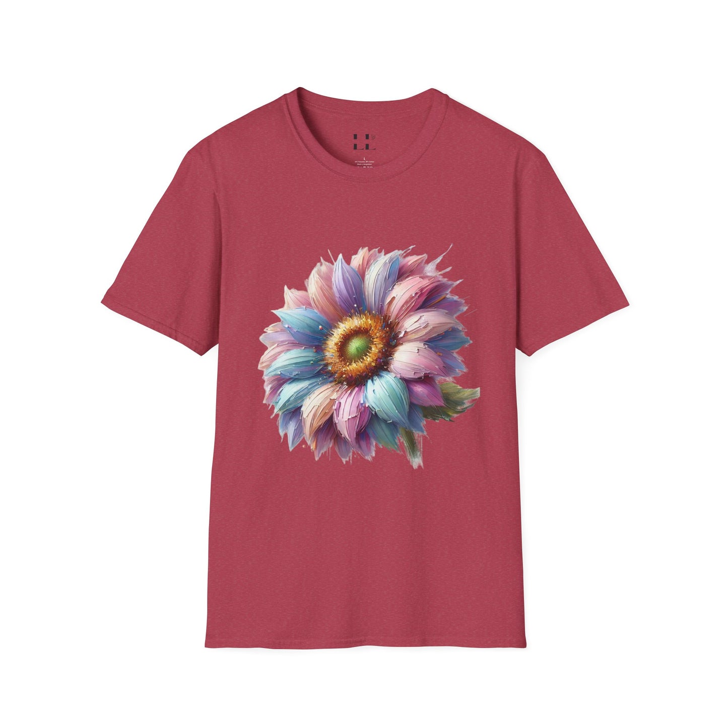 Vibrant Pastel Sunflower T-Shirt - Perfect for Spring and Summer Celebrations & Gift