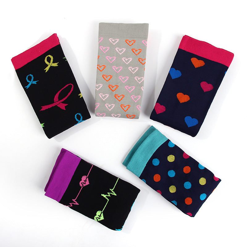 Nurse-Running-Cycling Breathable Compression Stockings