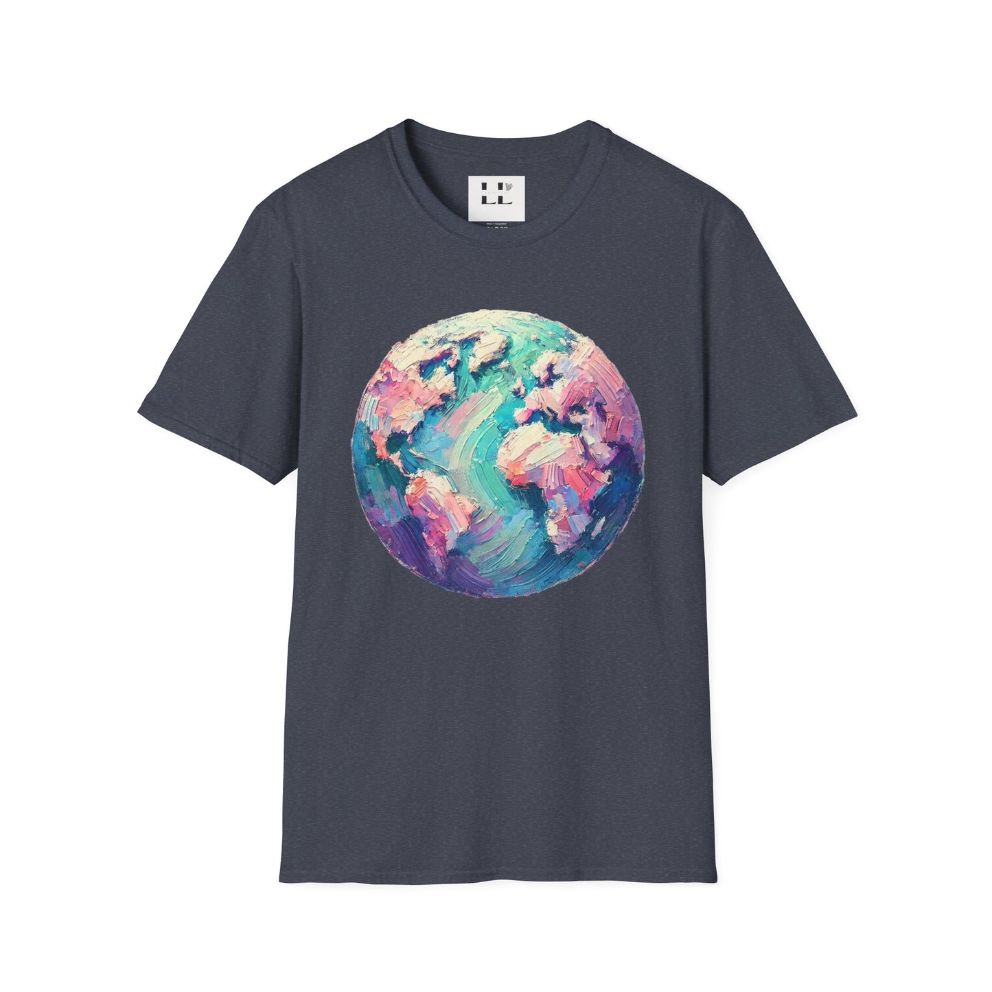 Vibrant Pastel Earth T-Shirt - Perfect for Spring and Summer Celebrations & Gift