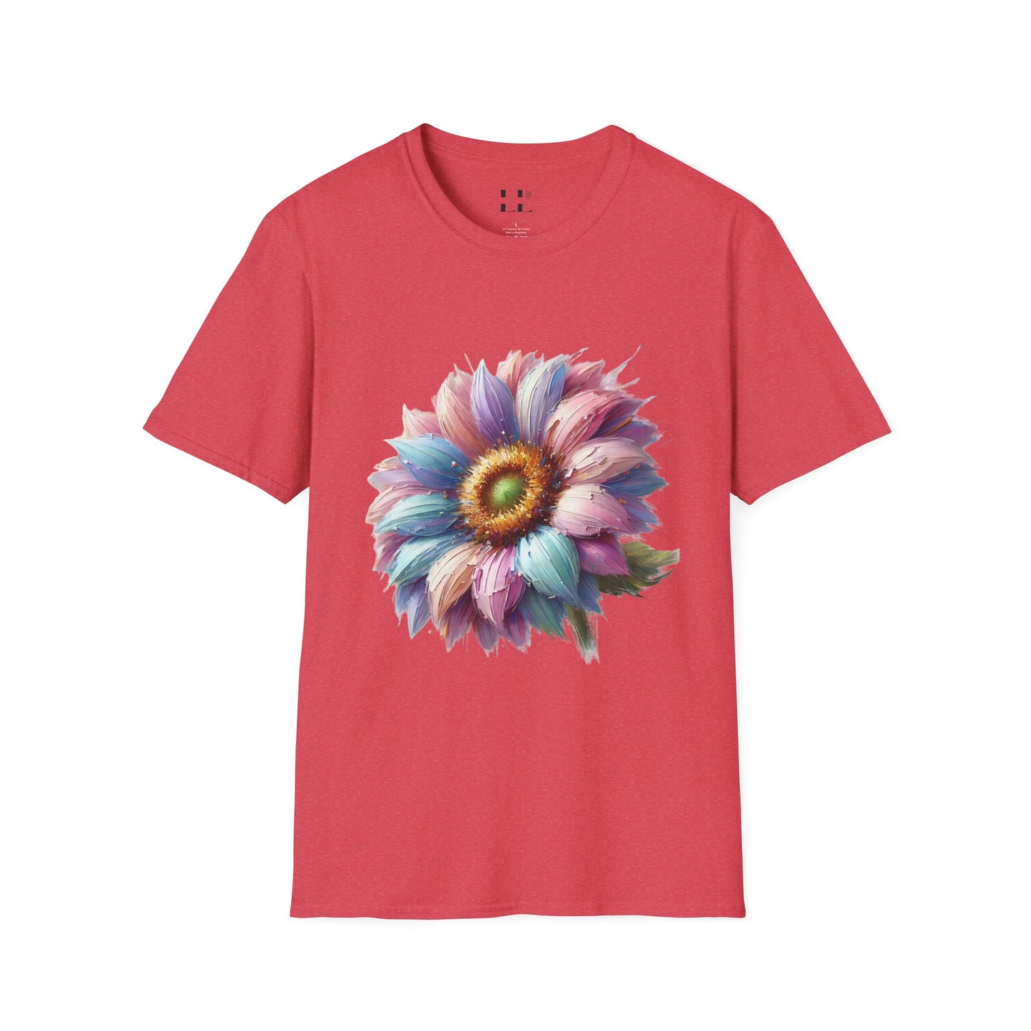 Vibrant Pastel Sunflower T-Shirt - Perfect for Spring and Summer Celebrations & Gift