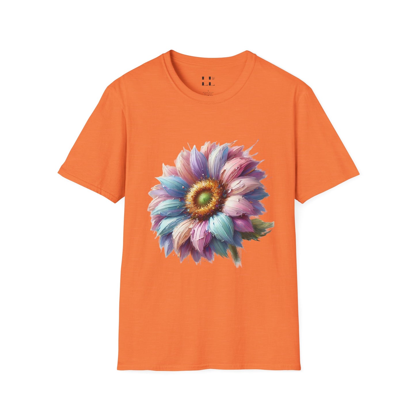 Vibrant Pastel Sunflower T-Shirt - Perfect for Spring and Summer Celebrations & Gift