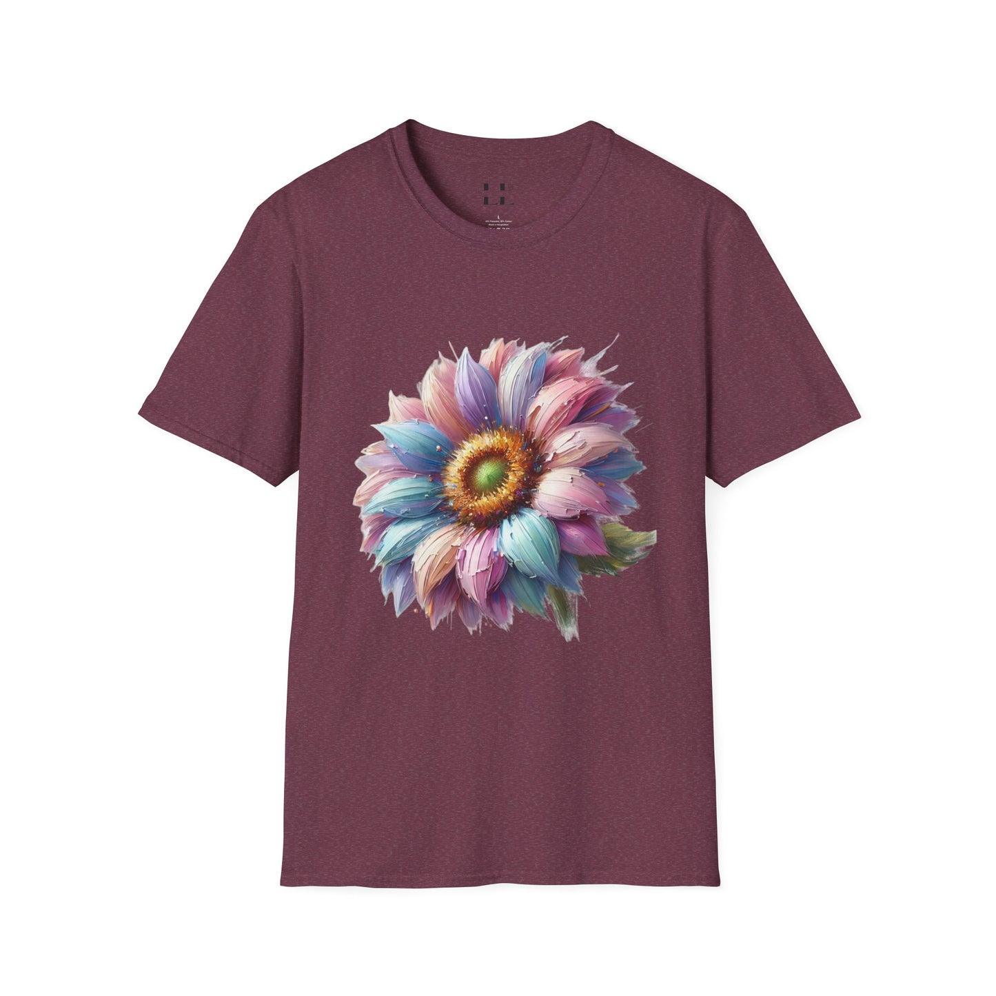 Vibrant Pastel Sunflower T-Shirt - Perfect for Spring and Summer Celebrations & Gift