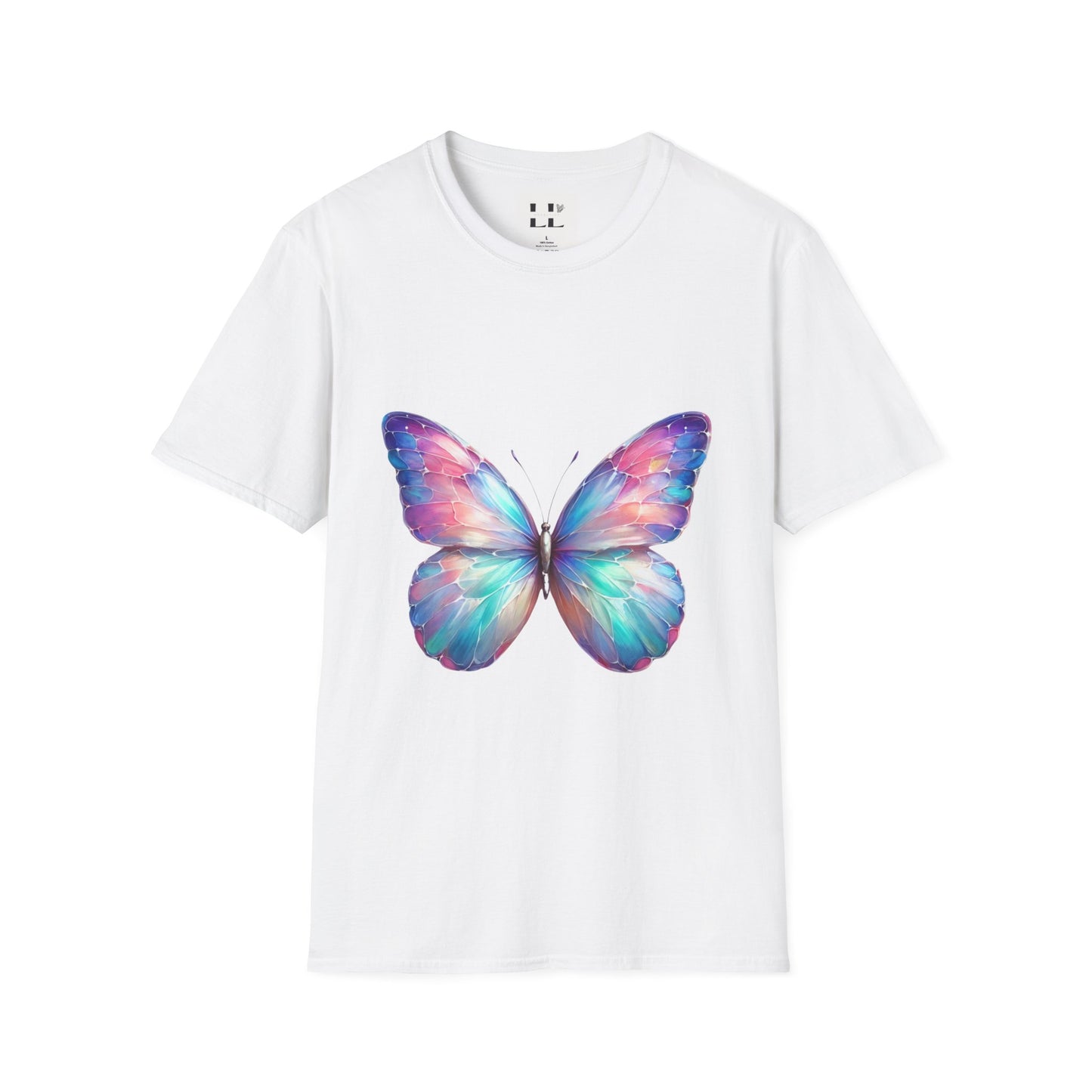 Vibrant Pastel Butterfly T-Shirt - Perfect for Spring and Summer Celebrations & Gift