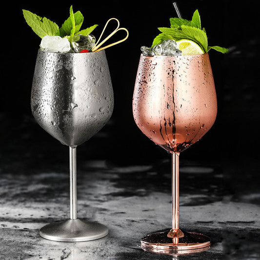 Stainless Steel Wine Goblets